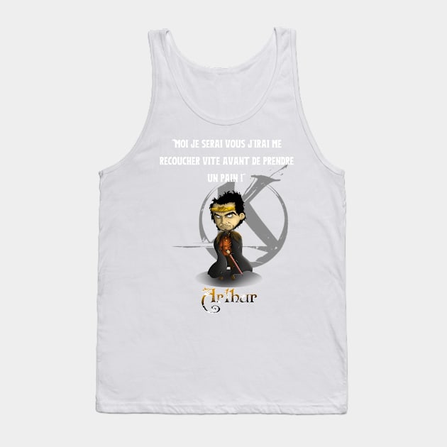 I will be you, I will go back to bed quickly before having a loaf of bread! Tank Top by Panthox